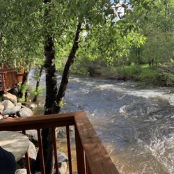 Paradise on the River - Cabin balcony overlooking river.