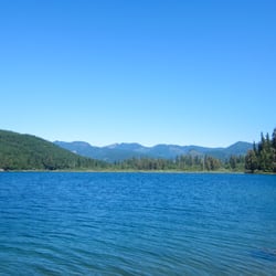 Merrill Lake Campground - Merrill Lake taken from island