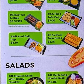 Cyclo Noodles - Menu page 3 of 4 - Cambodian Near Me - Long Beach, California