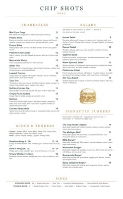 Menu photo 3 Chip Shots Henderson, NV Menu photo 3 Chip Shots Henderson, NV