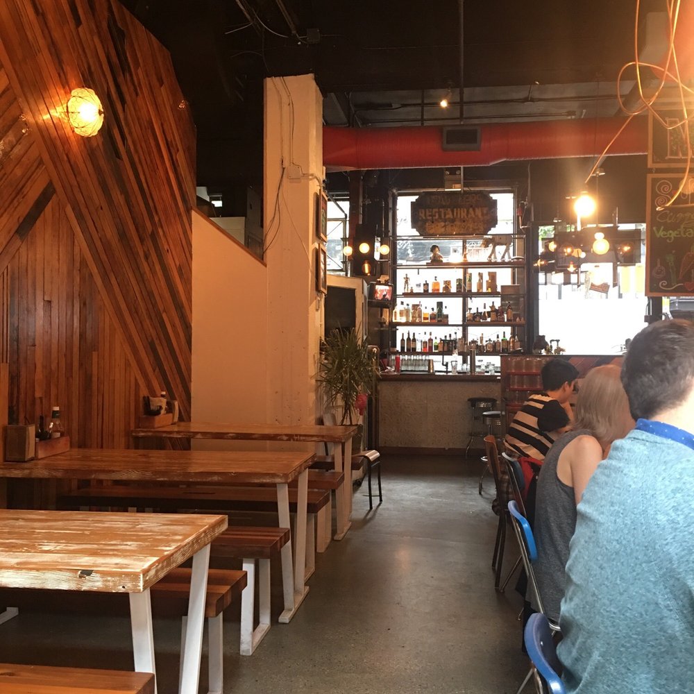 MeeT - Looks like a full bar! - Burgers Near Me - Vancouver, British Columbia MeeT - Looks like a full bar! - Burgers Near Me - Vancouver, British Columbia