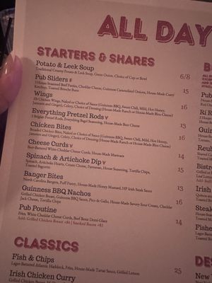 Menu photo 8 Rí Rá Charlotte, NC Menu photo 8 Rí Rá Charlotte, NC