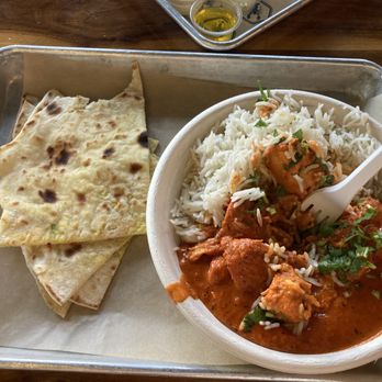 Blist'r Fresh Naan Wraps - Butter chicken and garlic naan - Indian Near Me - Plano, Texas