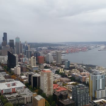 Space Needle - One of the views from the restaurant. - Landmarks & Historical Buildings Near Me - Seattle, Washington Space Needle - One of the views from the restaurant. - Landmarks & Historical Buildings Near Me - Seattle, Washington