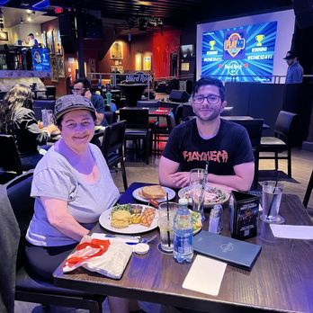 Hard Rock Cafe - Mother and son duo. - Burgers Near Me - Los Angeles, California Hard Rock Cafe - Mother and son duo. - Burgers Near Me - Los Angeles, California