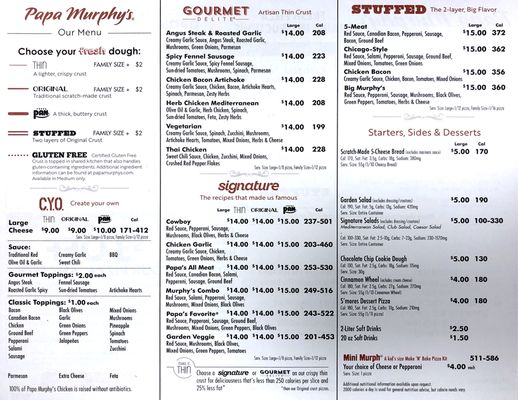 Menu photo 4 Papa Murphy's San Antonio, TX