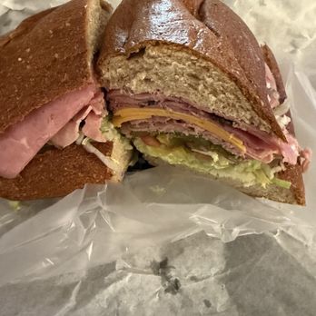 Luccas Italian Delicatessen - Pastrami & Roast Beef combo on a soft wheat roll - Italian Near Me - Castro Valley, California Luccas Italian Delicatessen - Pastrami & Roast Beef combo on a soft wheat roll - Italian Near Me - Castro Valley, California