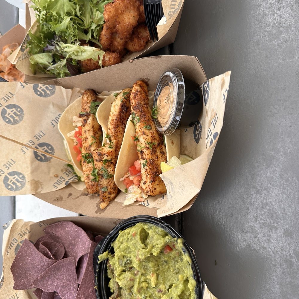 Grouper bites Mahi-Mahi Tacos Fresh Made Guacamole Grouper bites Mahi-Mahi Tacos Fresh Made Guacamole