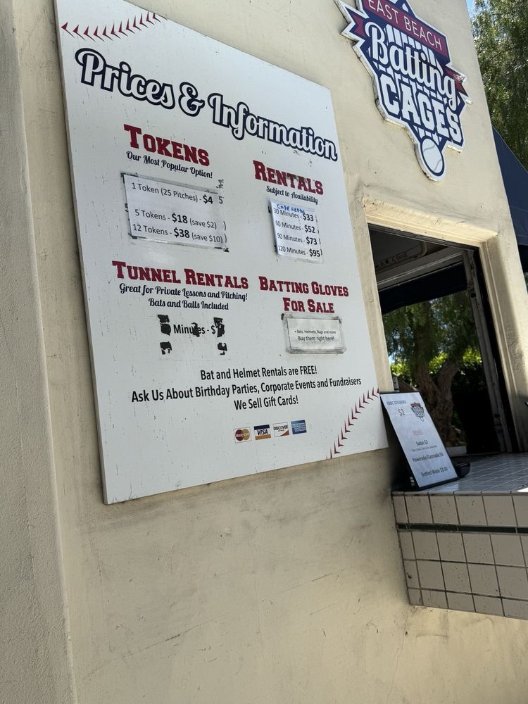 East Beach Batting Cages Logo