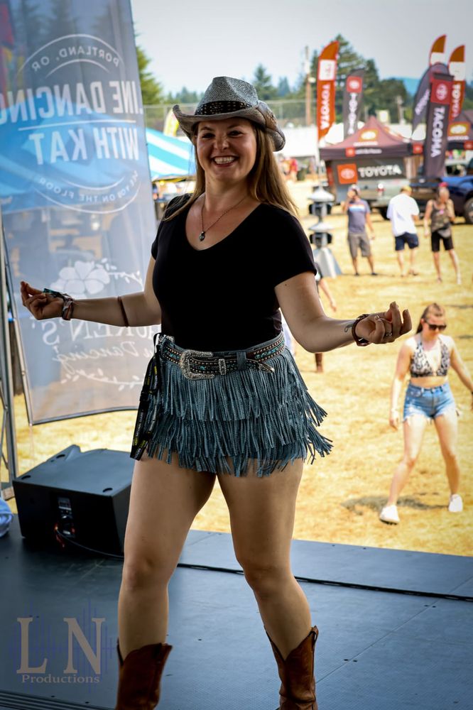 Line Dancing with Kat Logo