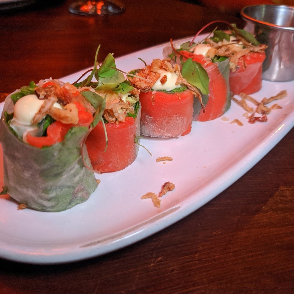 Phuc Yea - Smoked Salmon Summer Roll - Vietnamese Near Me - Miami, Florida Phuc Yea - Smoked Salmon Summer Roll - Vietnamese Near Me - Miami, Florida