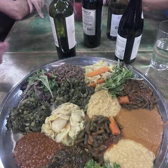 Cafe Desta - Veggie platter plus 4 extra servings!! - Coffee & Tea Near Me - Tucson, Arizona