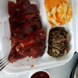 Bbq chicken combo $14 (comes w/a drink as well & bread)