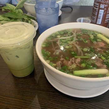 Pho Hoan Pasteur - 1. Pho Tai Matcha Milk tea - Vietnamese Near Me - Garden Grove, California Pho Hoan Pasteur - 1. Pho Tai Matcha Milk tea - Vietnamese Near Me - Garden Grove, California