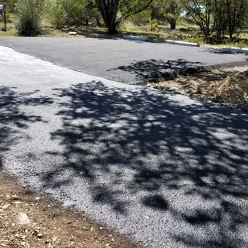 Complete Seal Coating and Crack Repair - The day it was done - Masonry/Concrete Near Me - Bertram, Texas