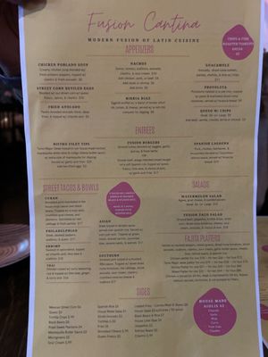Menu photo 2 Fusion Cantina Port Charlotte, FL Menu photo 2 Fusion Cantina Port Charlotte, FL