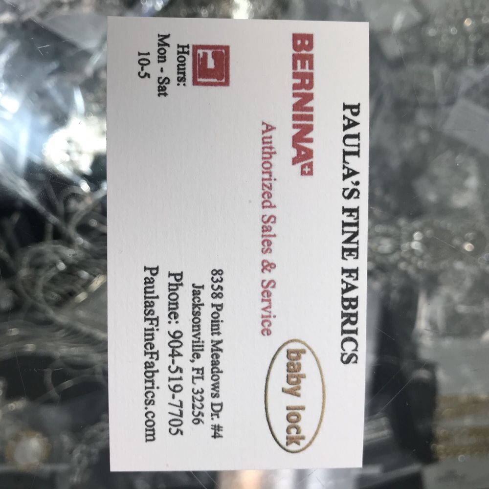 Paula's Fine Fabrics - Fabric Stores Near Me - Jacksonville, Florida