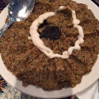 Cafe Caspian - Kash e bademjan (eggplant dip) - Persian/Iranian Near Me - Houston, Texas