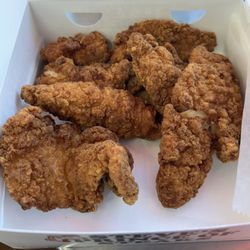 Steve's Prince of Steaks - Chicken Tender order - kids enjoyed them.  Sizable pieces with a good amount of breading