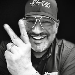 Ray Glasses - Hugh Casiano wearing recently converted prescription vintage alpine M7.  Work done by Ray's.