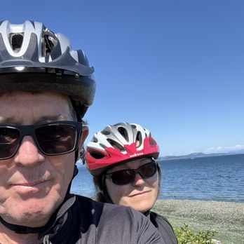 Pier Bistro - Bonus picture. My wife and I outside Sidney BC headed to get something to eat. - Seafood Near Me - Sidney, British Columbia