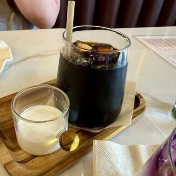 Prode - Thai Iced Coffee before mixing.. - Thai Near Me - Little Neck, New York
