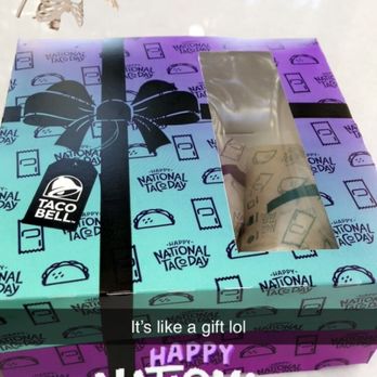 Taco Bell - Taco box only on national taco day - Fast Food Near Me - San Clemente, California Taco Bell - Taco box only on national taco day - Fast Food Near Me - San Clemente, California