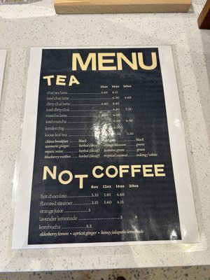 Menu photo 1 Taproom Coffee Atlanta, GA