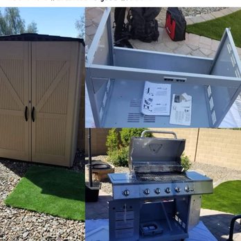 Dads Assembly & Delivery - A shed and a grill Assembled by my team in Arizona - Furniture Assembly Near Me - Belleville, Michigan
