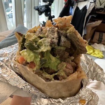 Super Burrito - Carne Asada Burrito (+ super & poblano, - beans) - Tacos Near Me - Brooklyn, New York