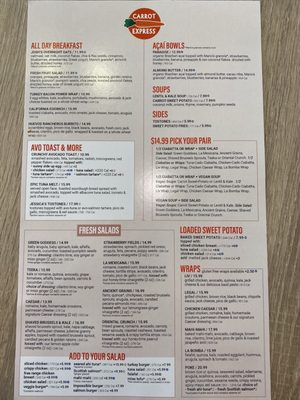 Menu photo 7 Carrot Express Boca Raton, FL Menu photo 7 Carrot Express Boca Raton, FL