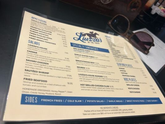 Menu photo 5 Liuzza's By The Track New Orleans, LA Menu photo 5 Liuzza's By The Track New Orleans, LA
