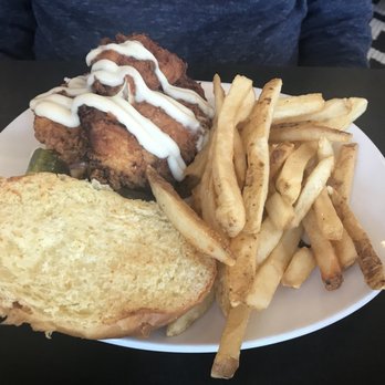 Mom's Kitchen & Bar - Chicken Fillet Sandwich - Bars Near Me - Astoria, New York Mom's Kitchen & Bar - Chicken Fillet Sandwich - Bars Near Me - Astoria, New York
