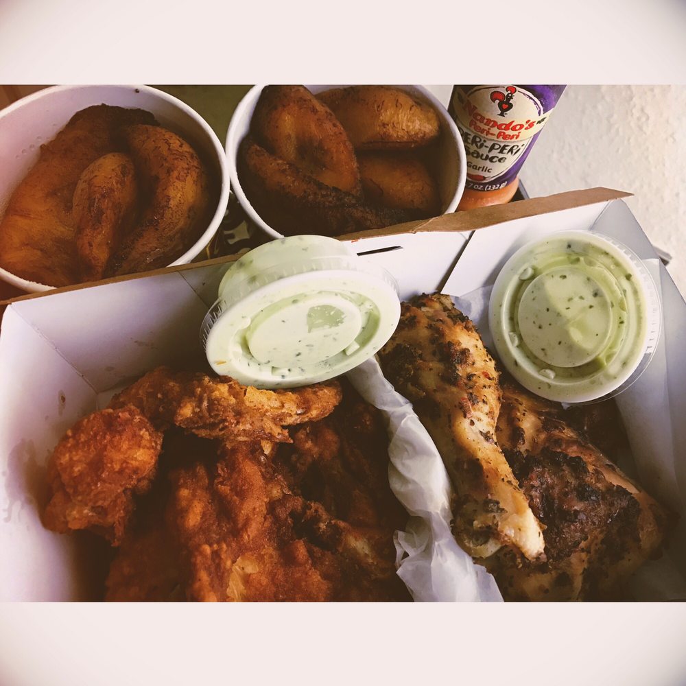 Pollo Campero - Pair it with Nando's Garlic Peri Peri Sauce and you're welcome! Oh and I ate the roll..:) - Latin American Near Me - Charlotte, North Carolina Pollo Campero - Pair it with Nando's Garlic Peri Peri Sauce and you're welcome! Oh and I ate the roll..:) - Latin American Near Me - Charlotte, North Carolina