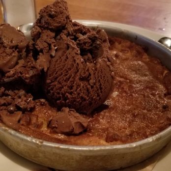 BJ's Restaurant & Brewhouse - Peanut Butter S'mores Pizookie - American Near Me - Denton, Texas BJ's Restaurant & Brewhouse - Peanut Butter S'mores Pizookie - American Near Me - Denton, Texas