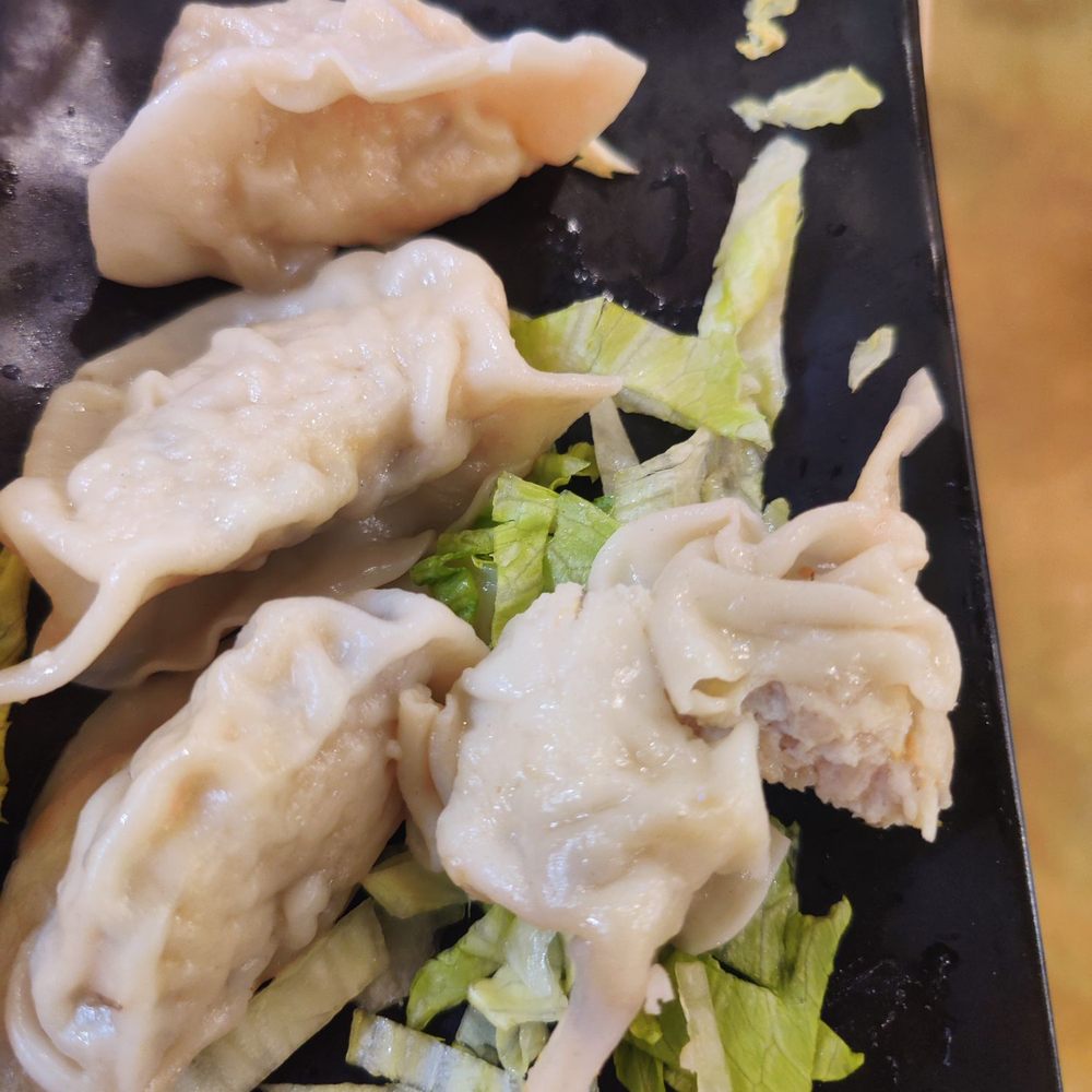 Bambu Pan Asian Kitchen - Dim sum that we didn't order. Don't know what is inside. - Pan Asian Near Me - North Miami Beach, Florida