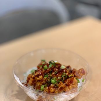 Ohana Poke House - a bowl of food on a table - Poke Near Me - Honolulu, Hawaii Ohana Poke House - a bowl of food on a table - Poke Near Me - Honolulu, Hawaii