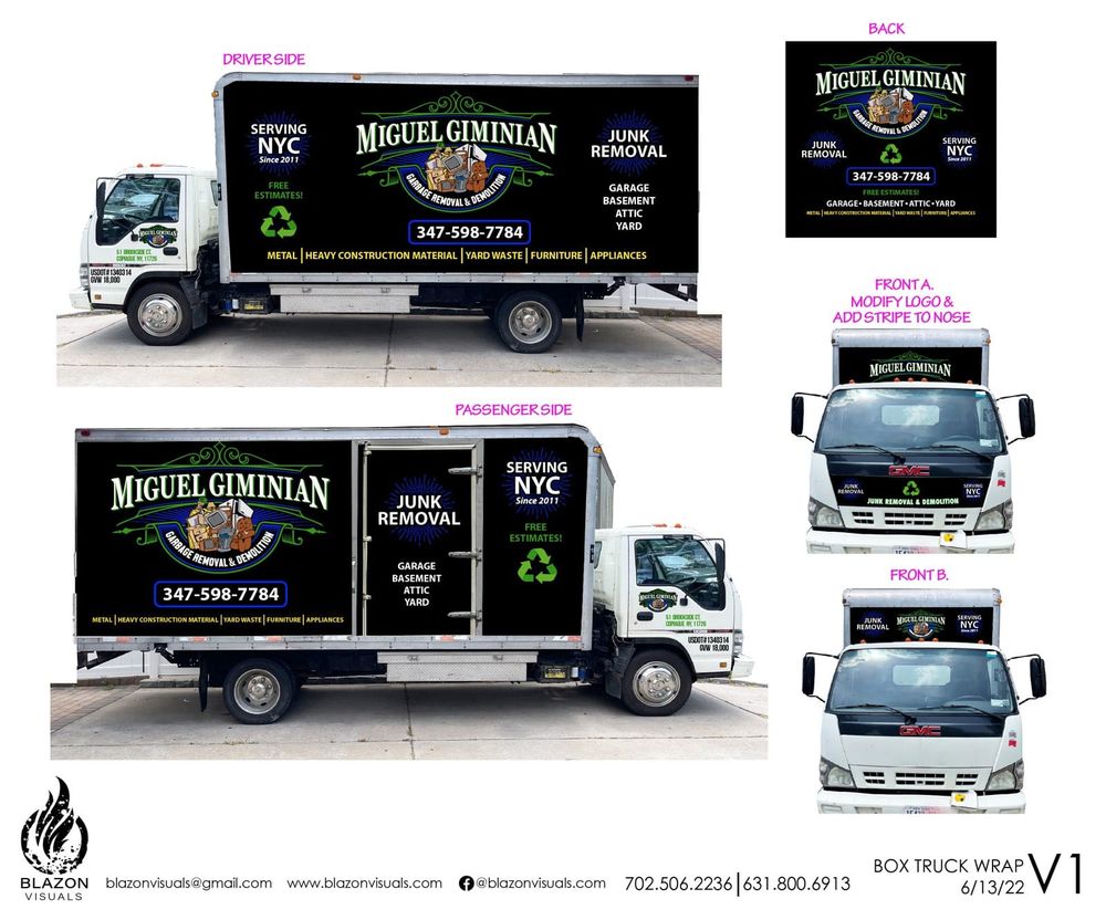 MIGUEL GIMINIAN GARBAGE AND REMOVAL Updated September 2024 11218