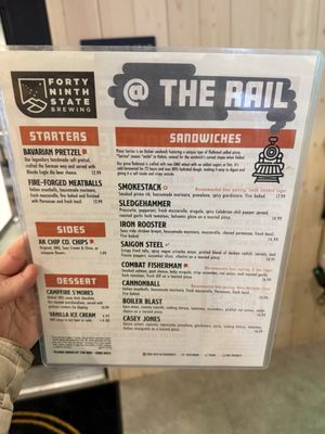 Menu photo 1 The Rail Anchorage, AK