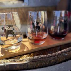 The Winery at Manzanita - Wine flight- White Pinot, Sparkling Rise and Sangiovese
