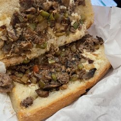 Disgusting "cheesesteak"