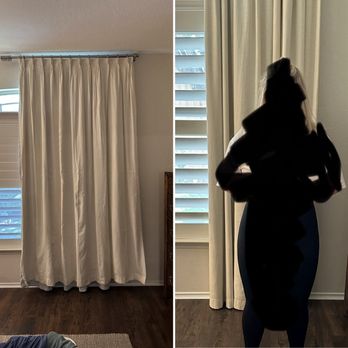 EcoClean Green Dry Cleaner & Laundry - After and before the drapes were ruined - Sewing & Alterations Near Me - Austin, Texas EcoClean Green Dry Cleaner & Laundry - After and before the drapes were ruined - Sewing & Alterations Near Me - Austin, Texas