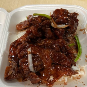 Hong Kong BBQ - Bbq pork with rice.  I do not recommend! - Chinese Near Me - Chamblee, Georgia