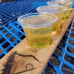 Rockland Cider Works - Cider Flight  Apple and peanut butter were our faves