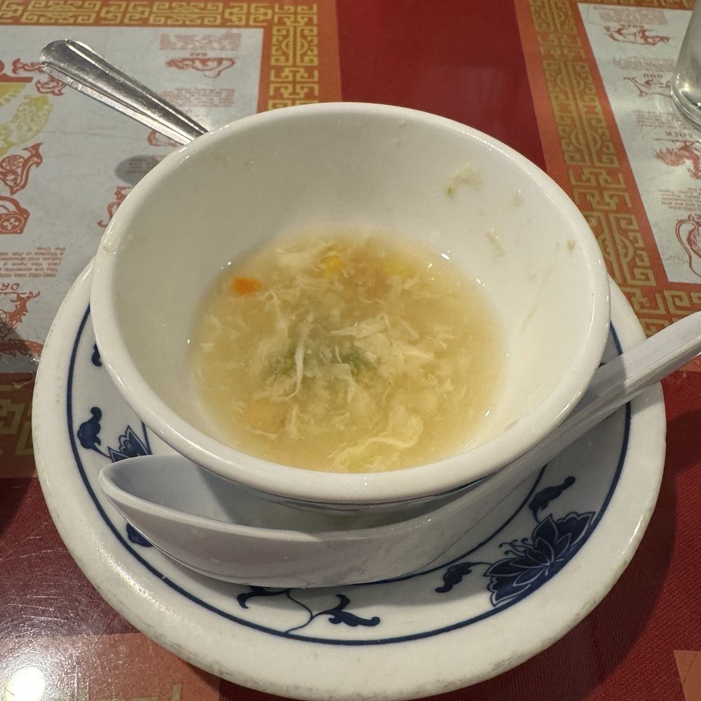 Happy Garden Restaurant - Egg Flower soup - Chinese Near Me - Chico, California