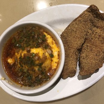 Carmi Soul Food - Fish and Grits with sautéed onions and peppers. - Soul Food Near Me - Pittsburgh, Pennsylvania Carmi Soul Food - Fish and Grits with sautéed onions and peppers. - Soul Food Near Me - Pittsburgh, Pennsylvania