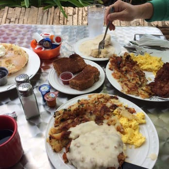 Country Cafe - Country fried steak, corned beef hash and banana pancakes. Delicious! - Breakfast & Brunch Near Me - Cypress, California