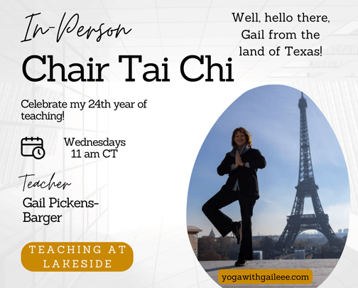 Social spots from Yoga & Chair Tai Chi with Gail