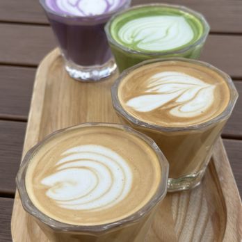 1 Oz Coffee - Mini Latte Flight w/ Oat Milk - Coffee & Tea Near Me - Mountain View, California