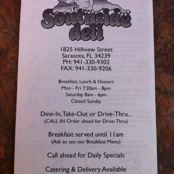 Southside Deli - Delis Near Me - Sarasota, Florida Southside Deli - Delis Near Me - Sarasota, Florida